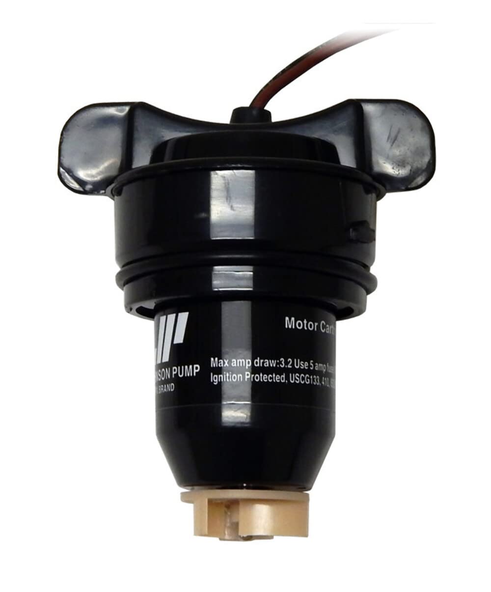 Johnson Pump 28512 marine pump cartridge for 1000 GPH motor, universal fit