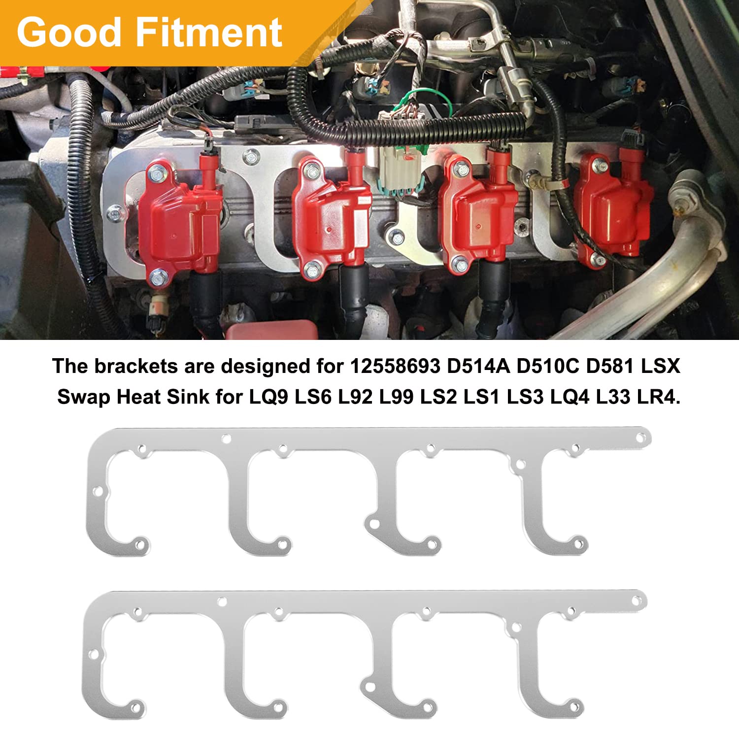 Johntruck coil bracket side view demonstrates organized engine bay layout