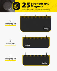 Joiify full-front coverage guards the vehicle during maintenance