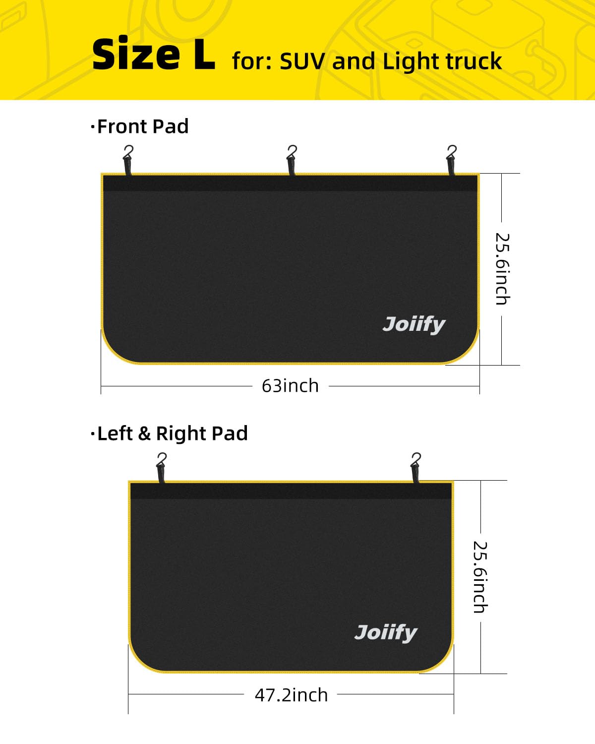 Joiify universal fit supports SUVs and light trucks during service