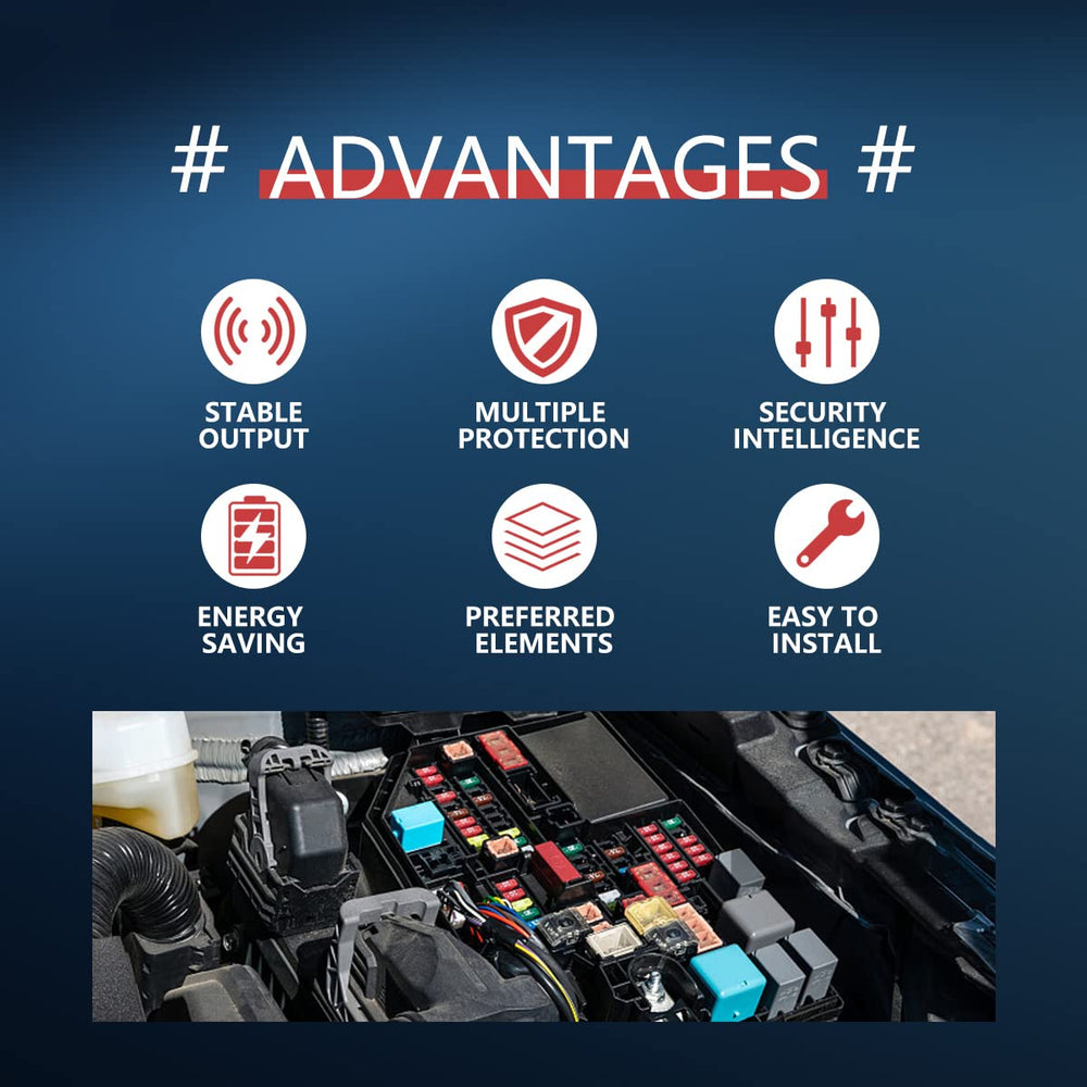 JOINAP GM headlight relay enables smooth headlamp operation and quick service.