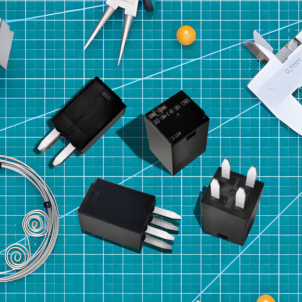 JOINAP 12VDC SPST relay installation image for Polaris vehicles.