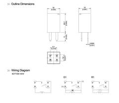 JOINAP 12VDC SPST relay packaging image suitable for replacement parts.