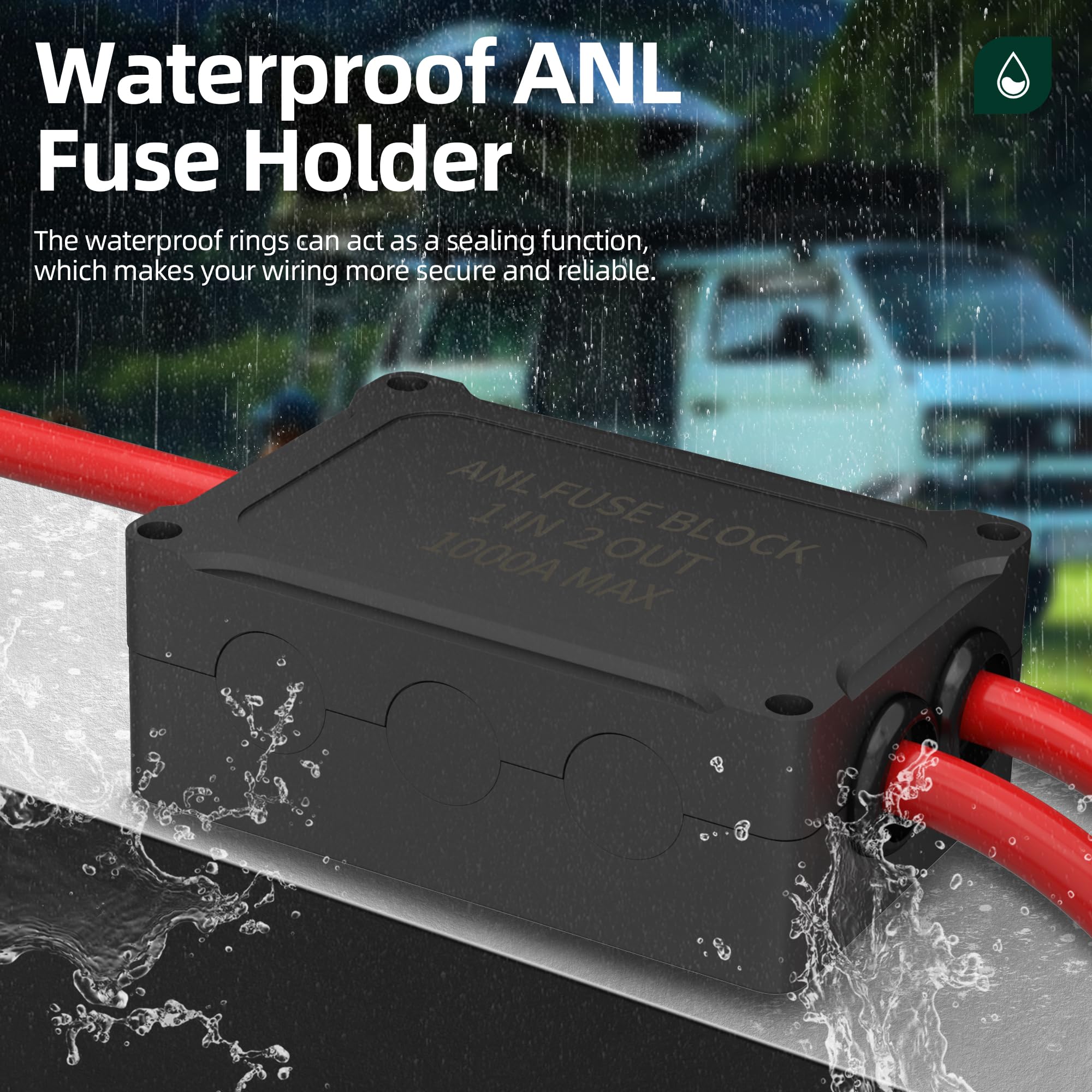 Joinfworld 400A ANL fuse pack included for flexible protection.