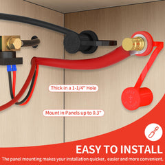 Joinfworld brass 250A battery post offers durable charging access for boats.