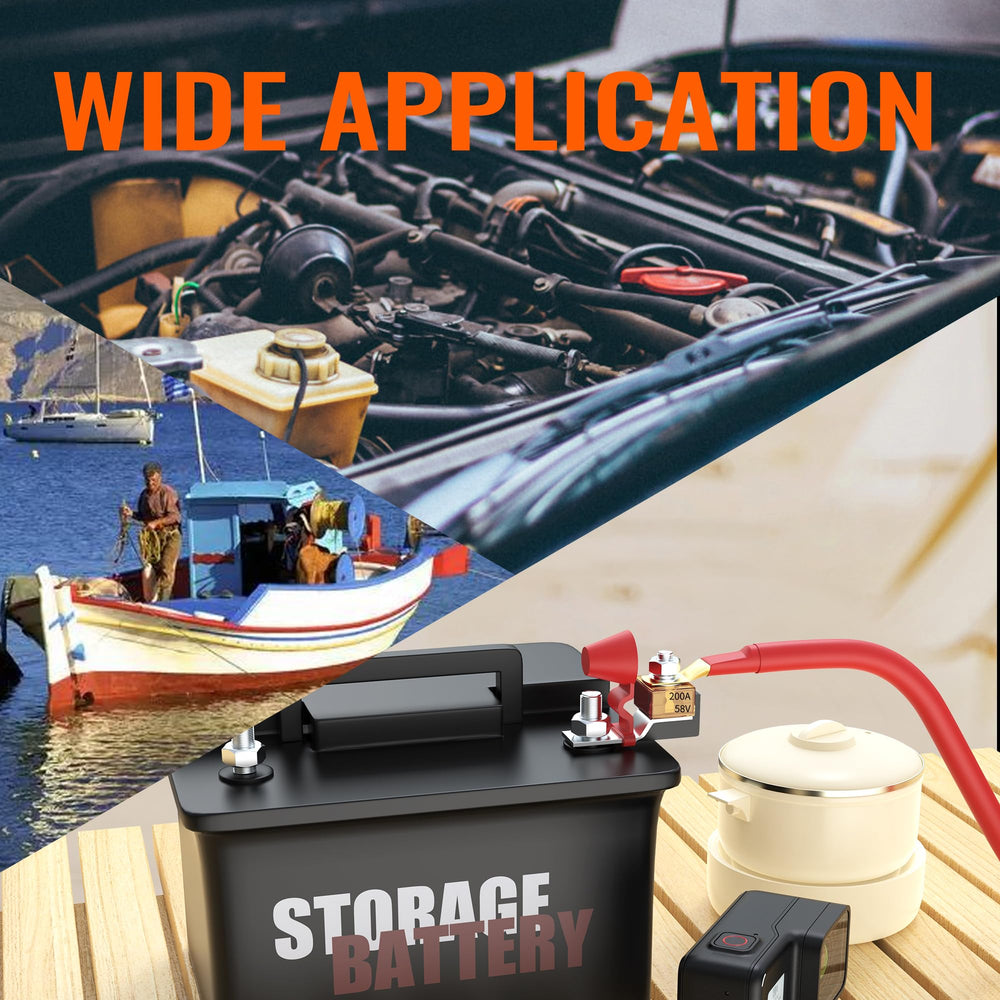 Joinfworld DC main power fuse block assembly supports quick wiring.