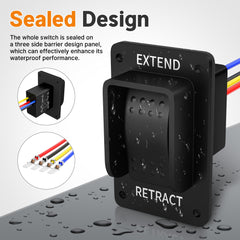 Joinfworld DPDT rocker switch wiring prewired for quick, mess-free installation.