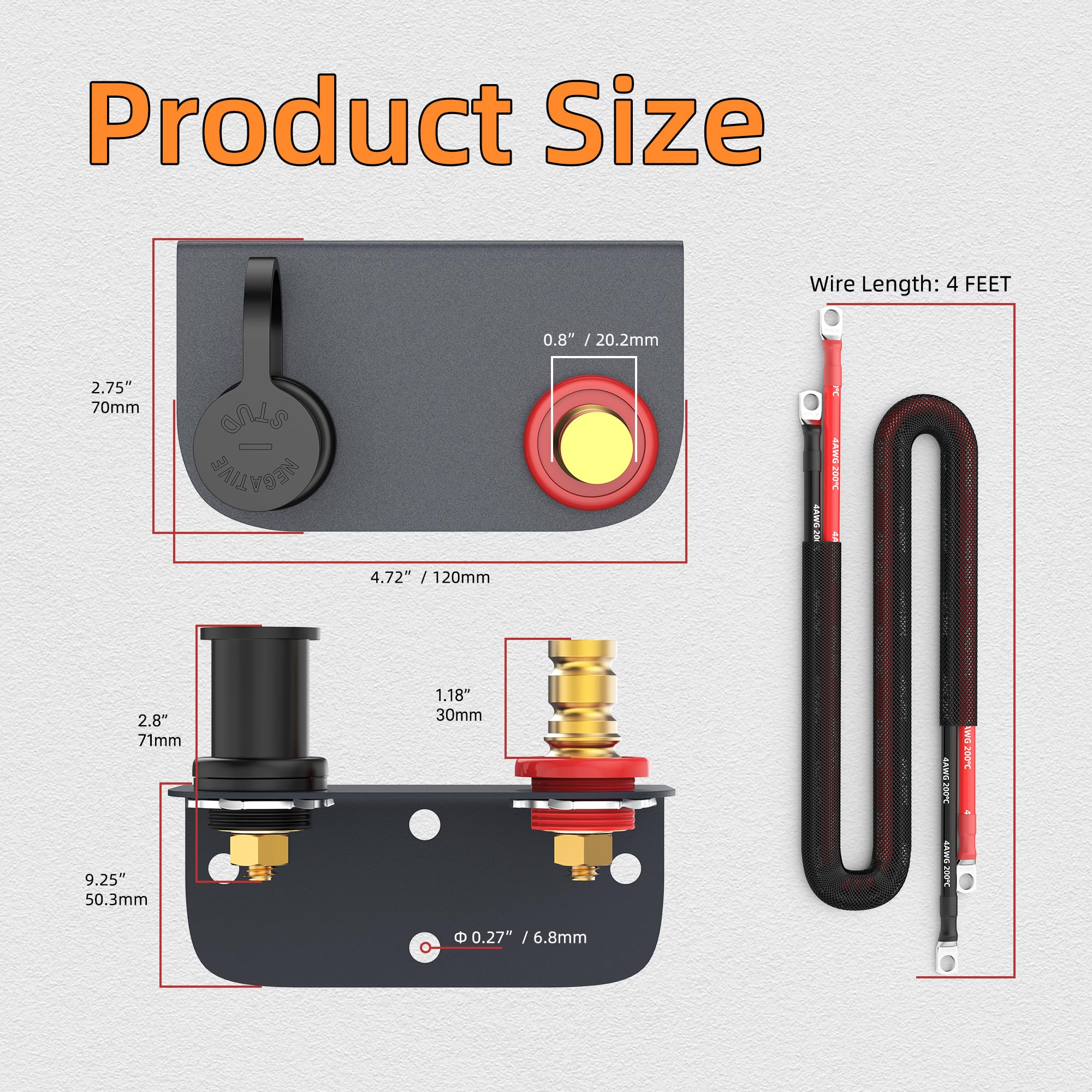 Joinfworld heavy duty mounting bracket secures posts for reliable mounting