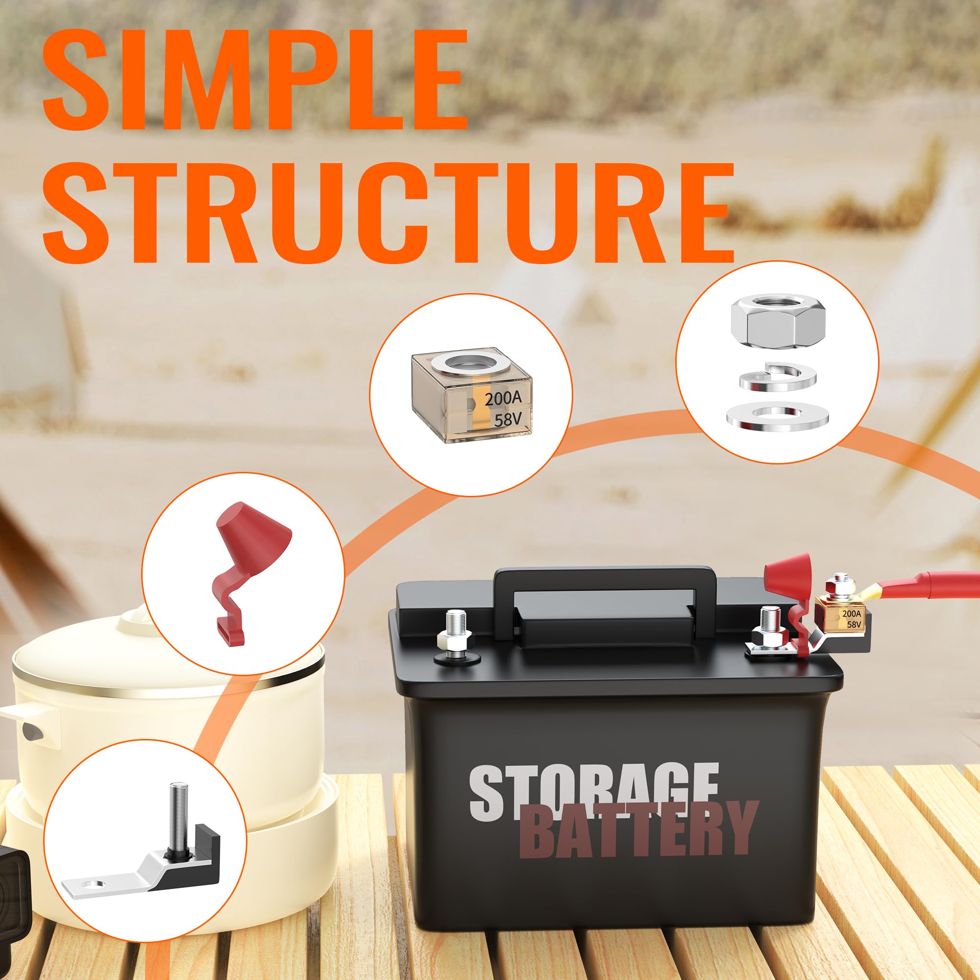 Joinfworld marine-rated terminal block ideal for boats and outdoor environments.