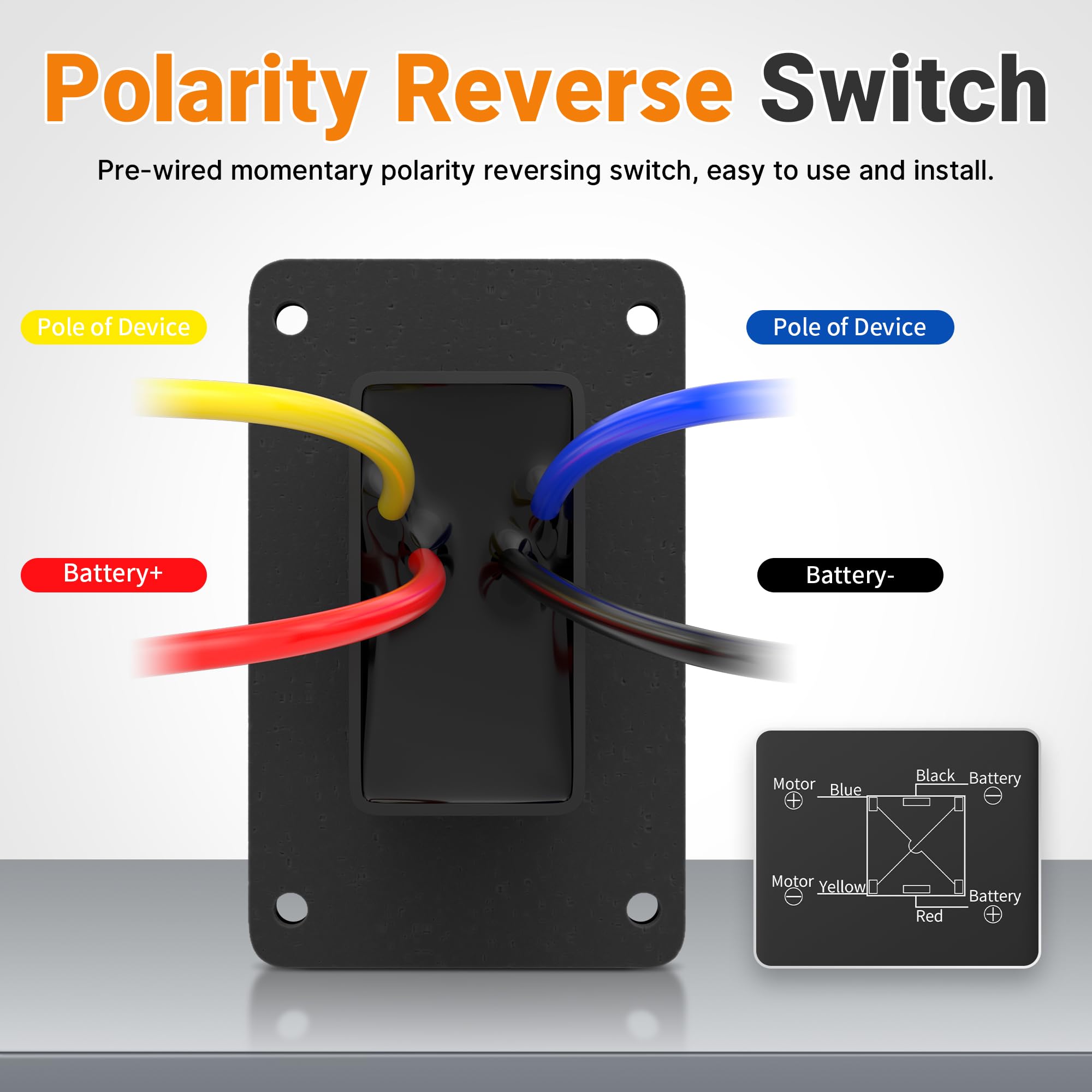 Joinfworld marine rocker switch with sealed design guarding against moisture in harsh environments.