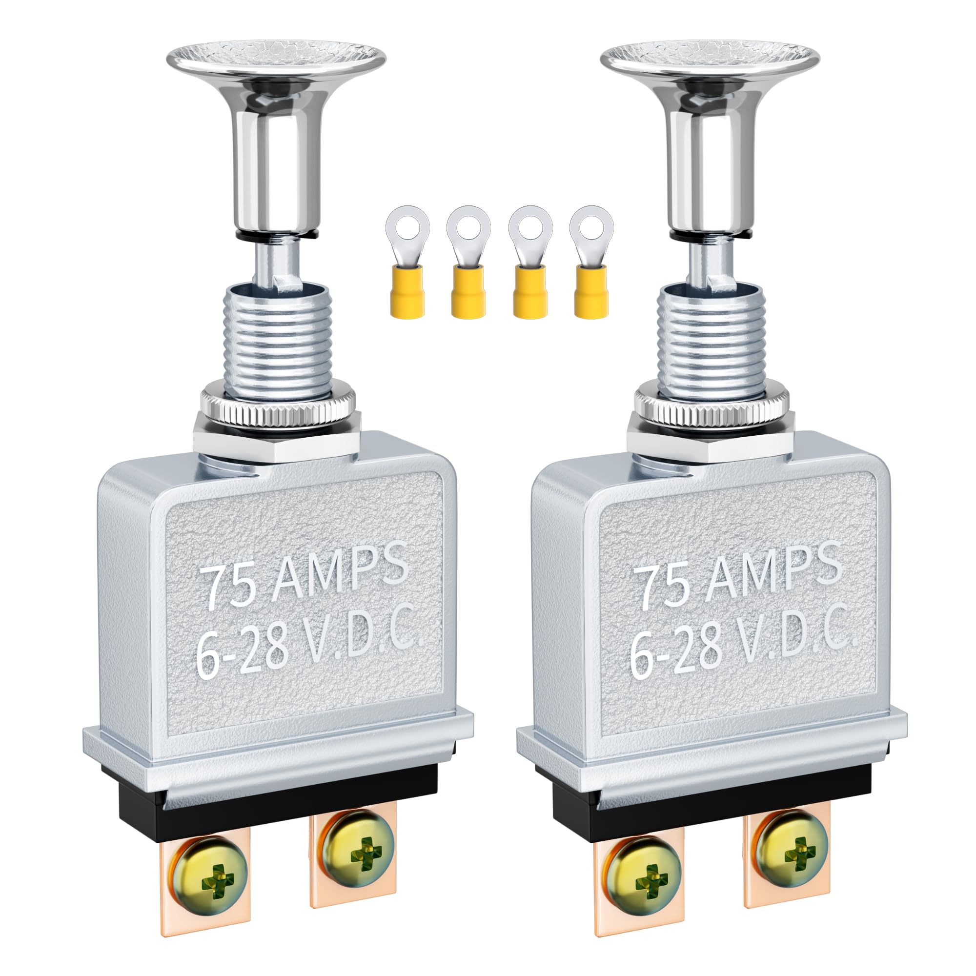 Joinfworld push pull switch 75A front view for high-current control.