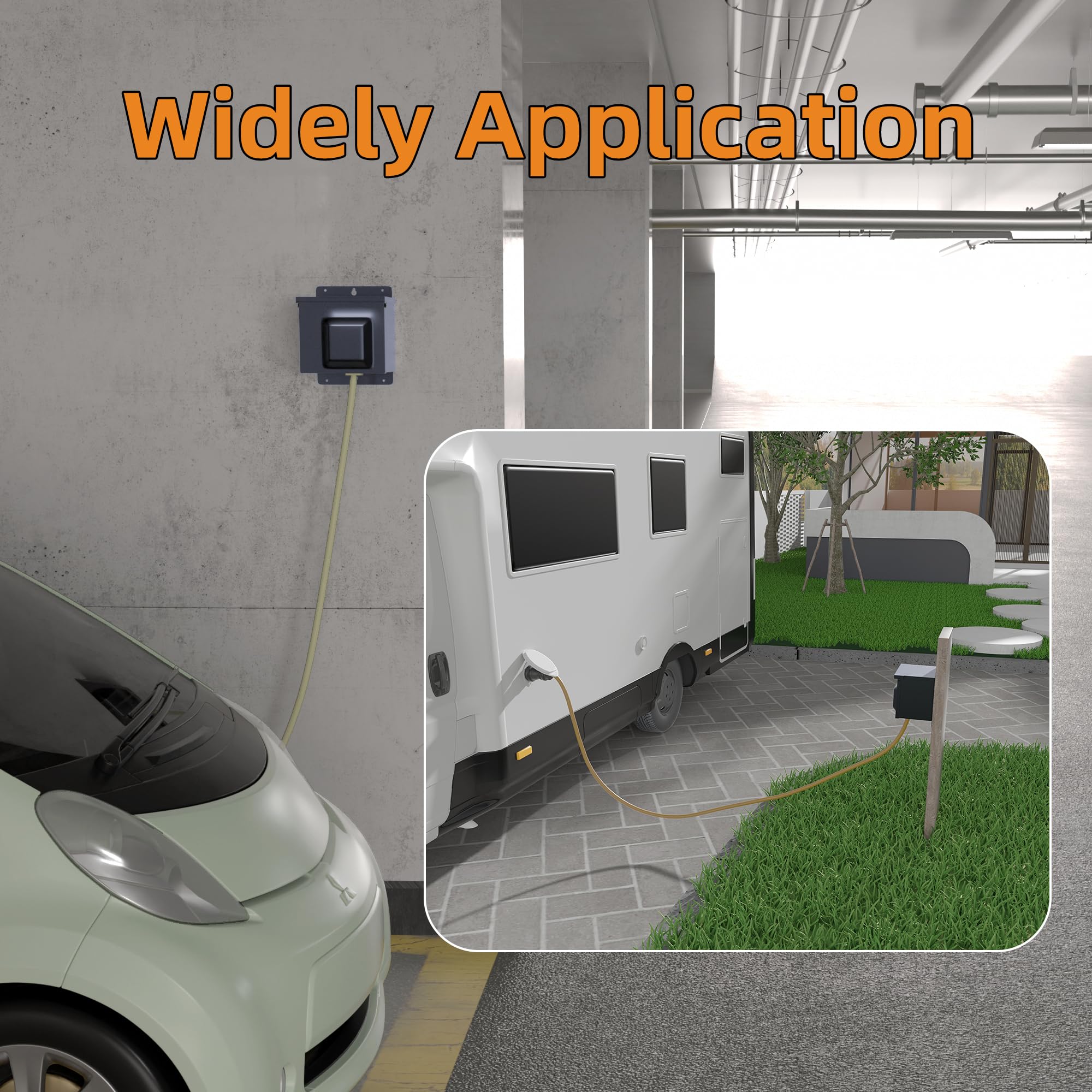 Joinfworld RV power box installed outdoors for reliable campsite connections