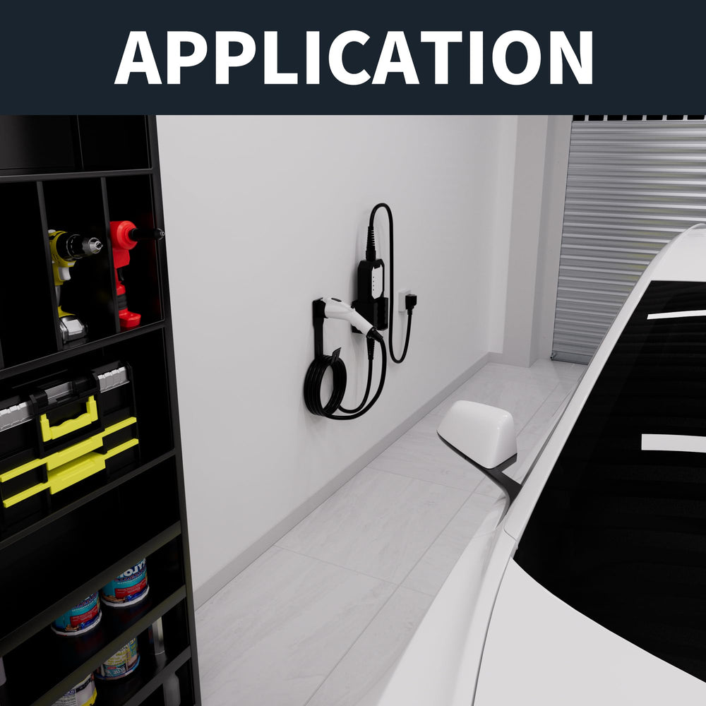 Joinfworld universal-fit dimensions accommodate most J1772 chargers.