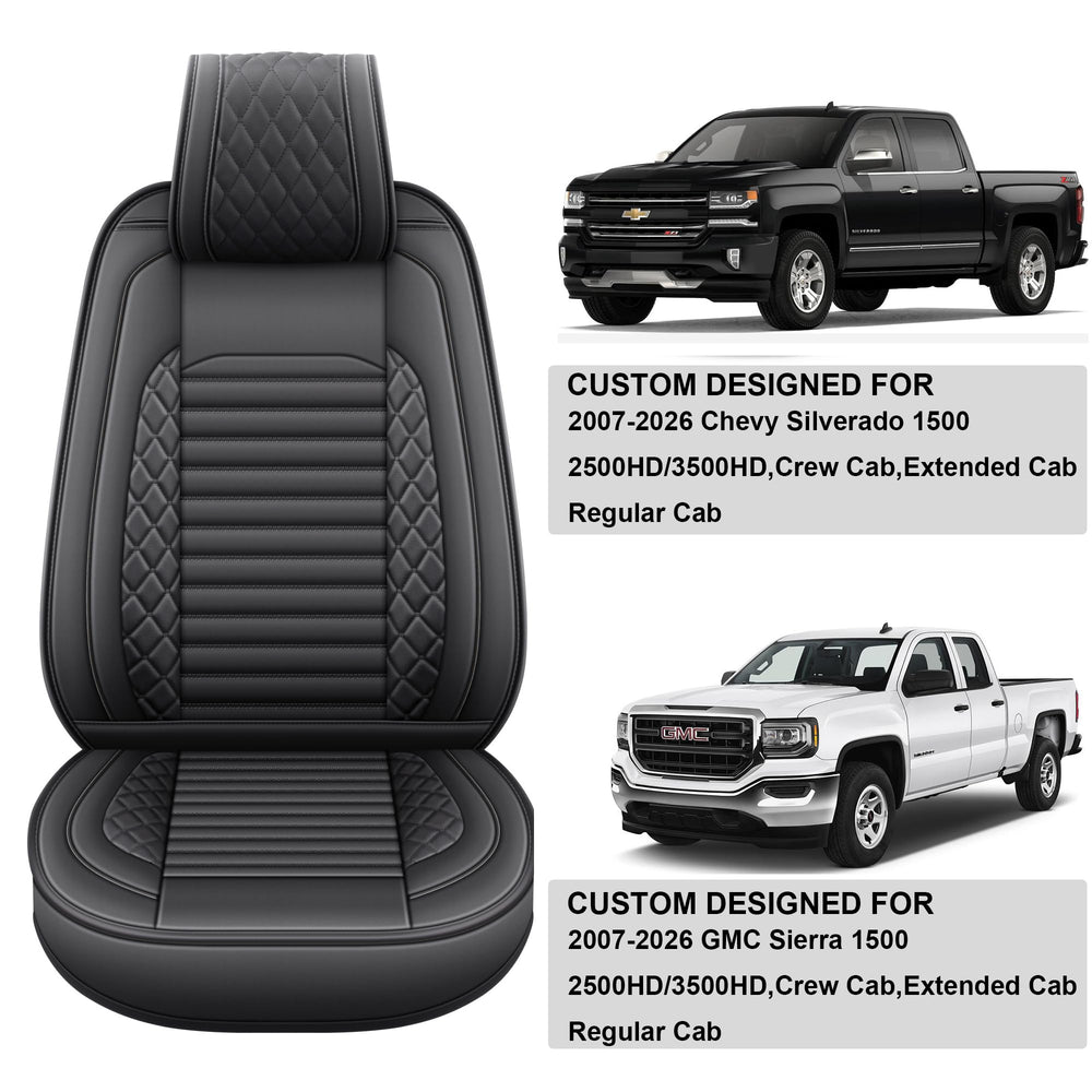 JOJOBAY 3D embroidery and precise stitching enhance the Silverado interior.