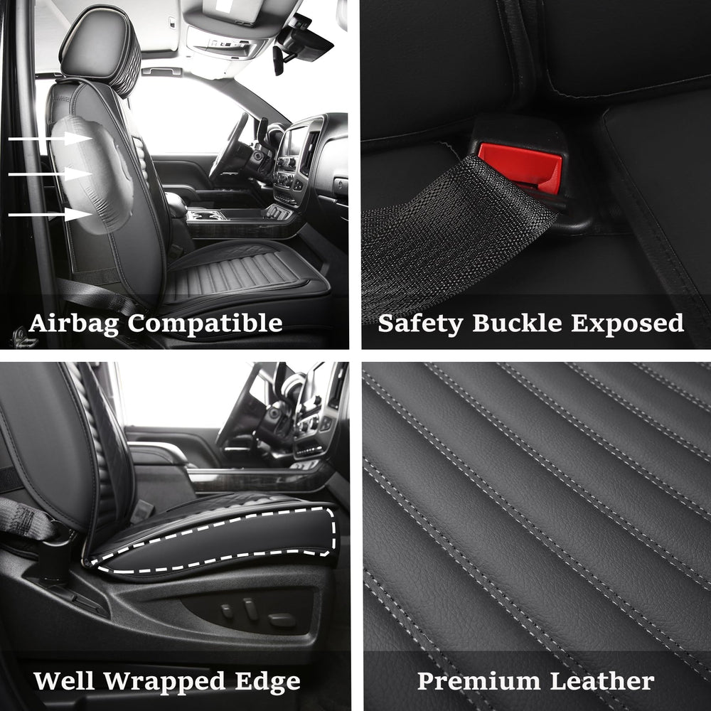 JOJOBAY seat covers inner layer with thick sponge for comfort and durability.