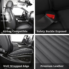 JOJOBAY seat covers inner layer with thick sponge for comfort and durability.