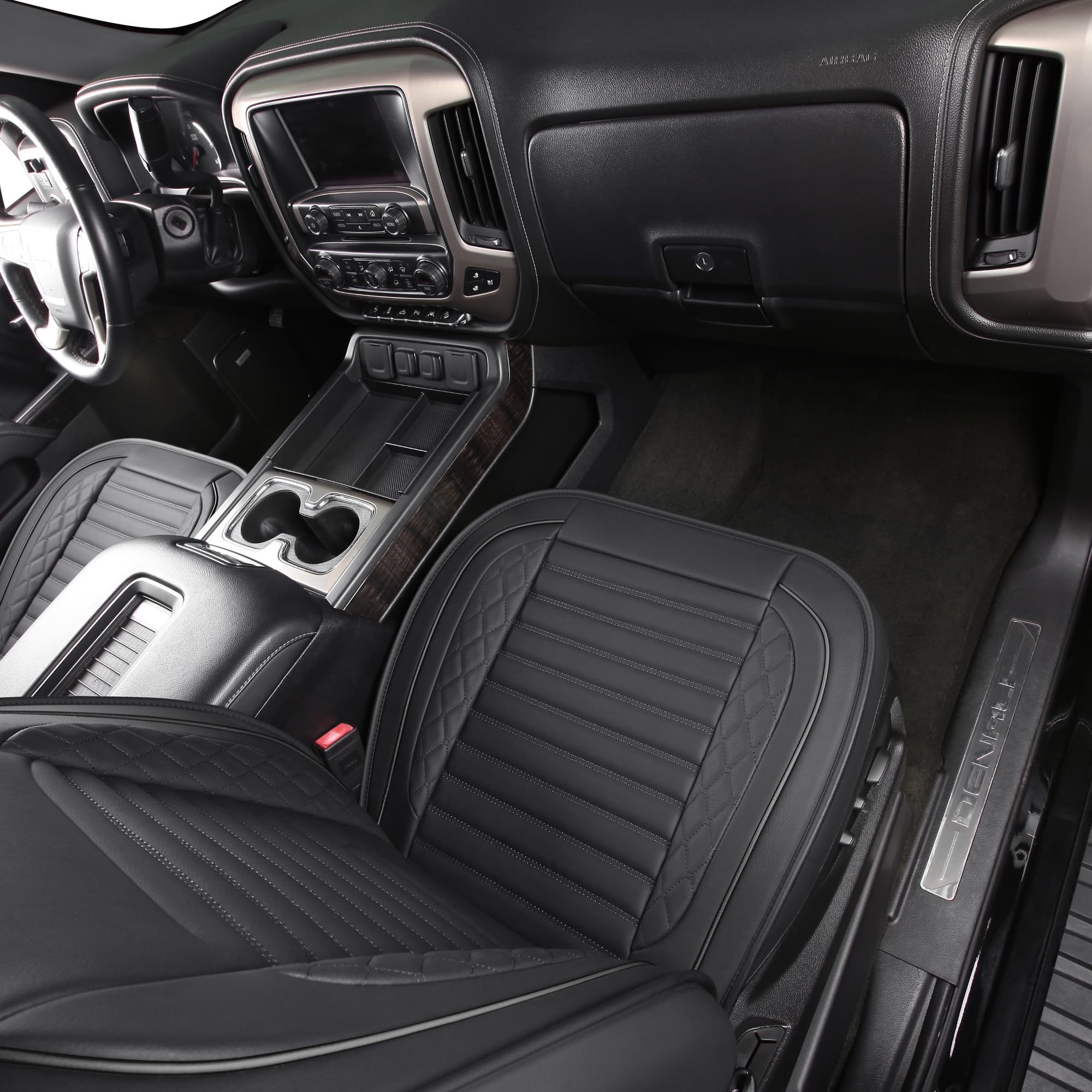 JOJOBAY non-slip silicone bottom keeps seat covers securely in place.