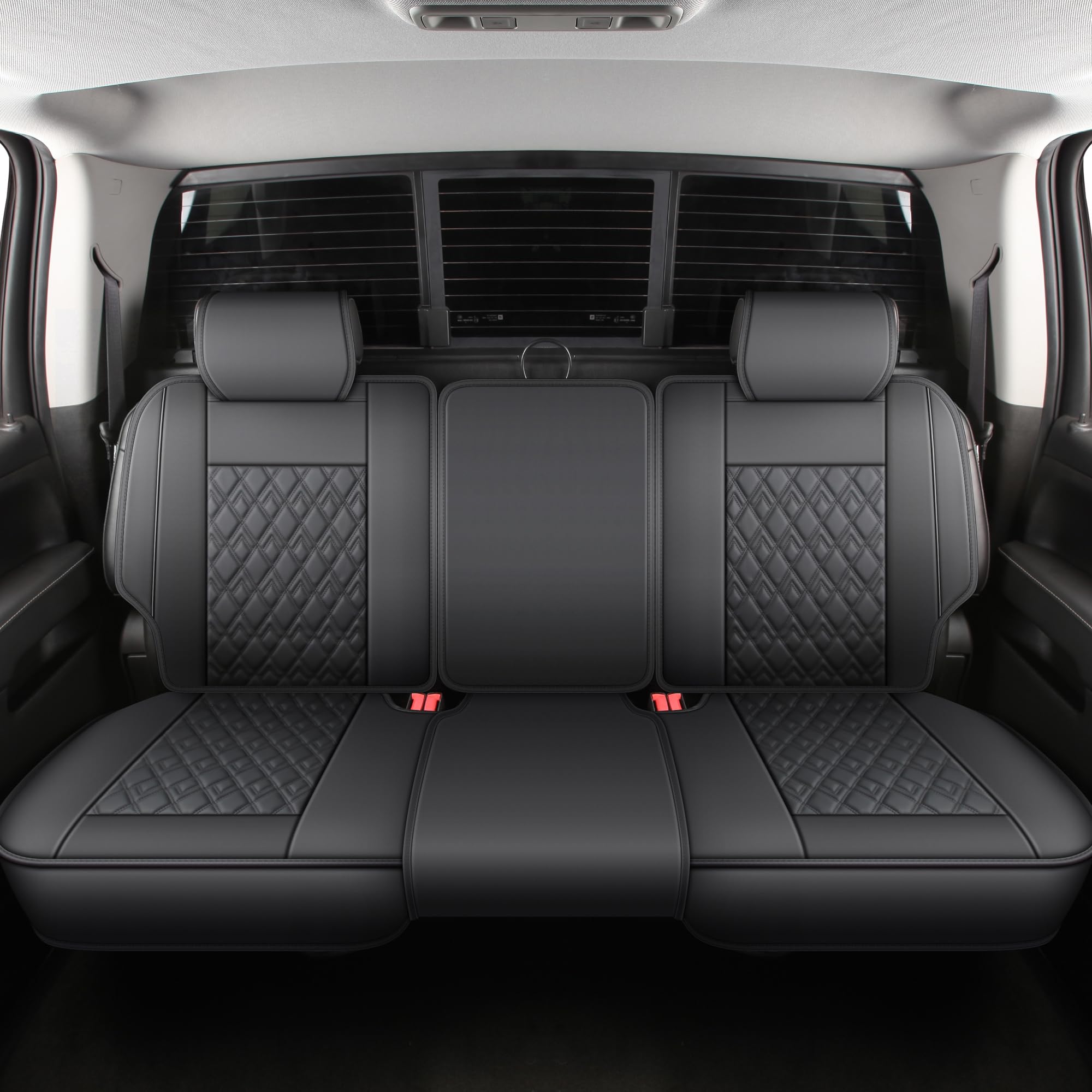JOJOBAY leather seat covers offer durable PU material with easy cleaning