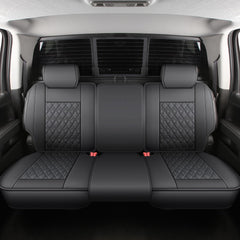 JOJOBAY leather seat covers offer durable PU material with easy cleaning