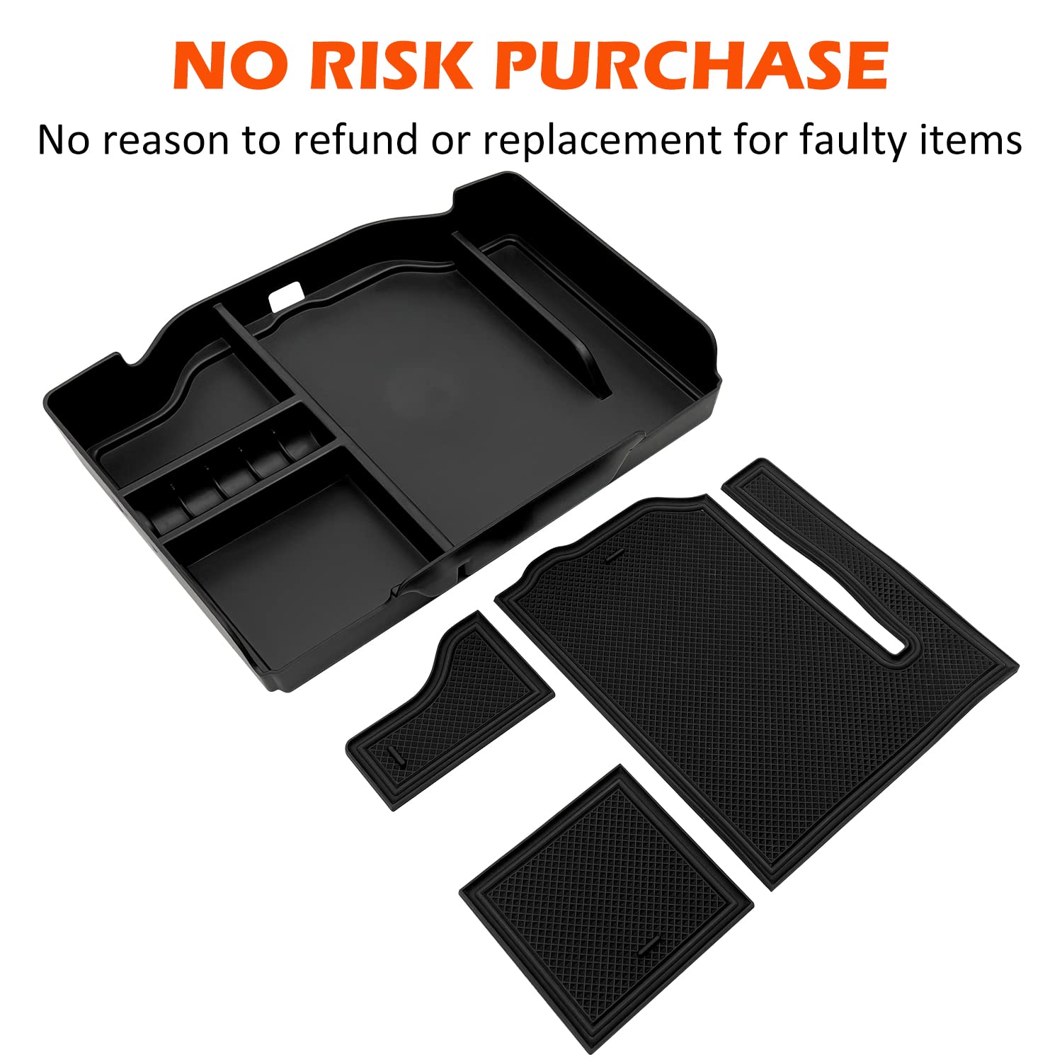 JOJOMARK matte finish ABS material is durable and water resistant inside RAM console