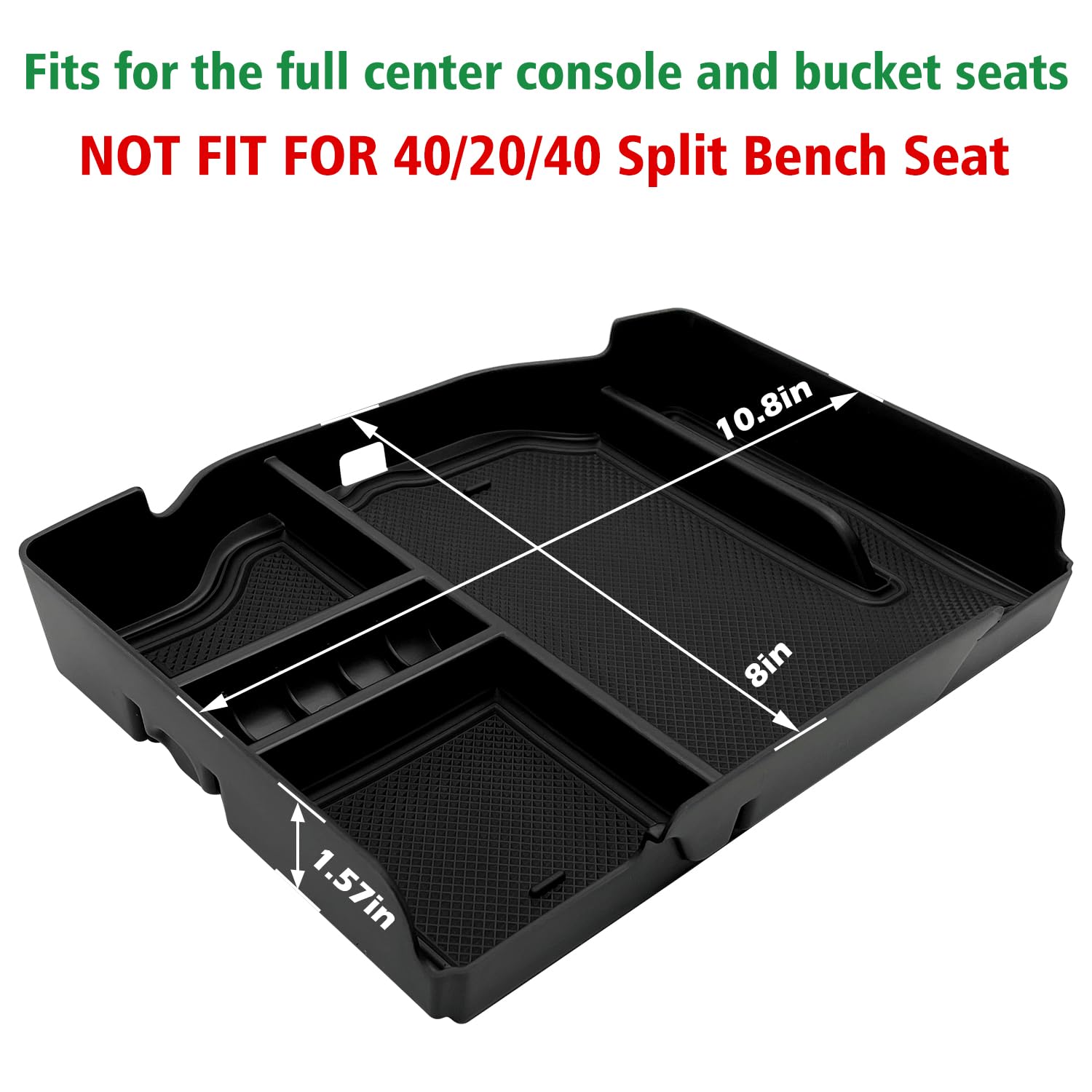JOJOMARK no-slip tray keeps items steady in Dodge RAM center console