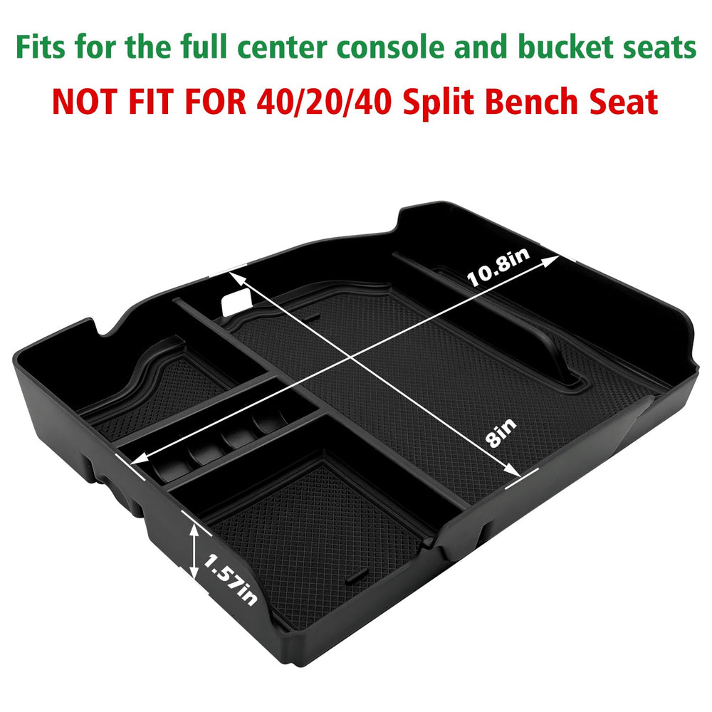 JOJOMARK no-slip tray keeps items steady in Dodge RAM center console