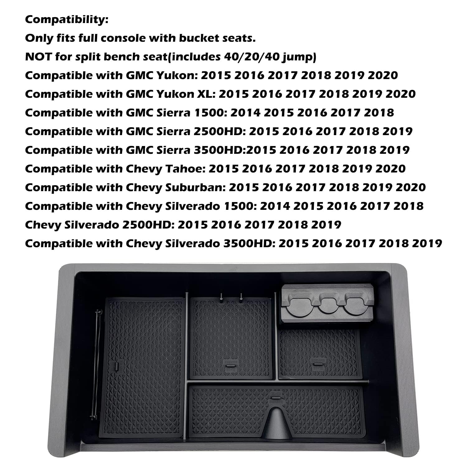 JOJOMARK tray with removable coin case keeps coins organized and easy to access.