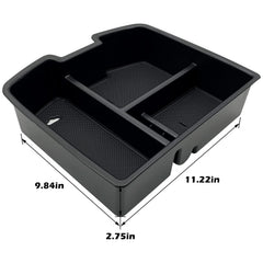JOJOMARK ABS plastic tray with rubber liner reduces item movement inside the console.