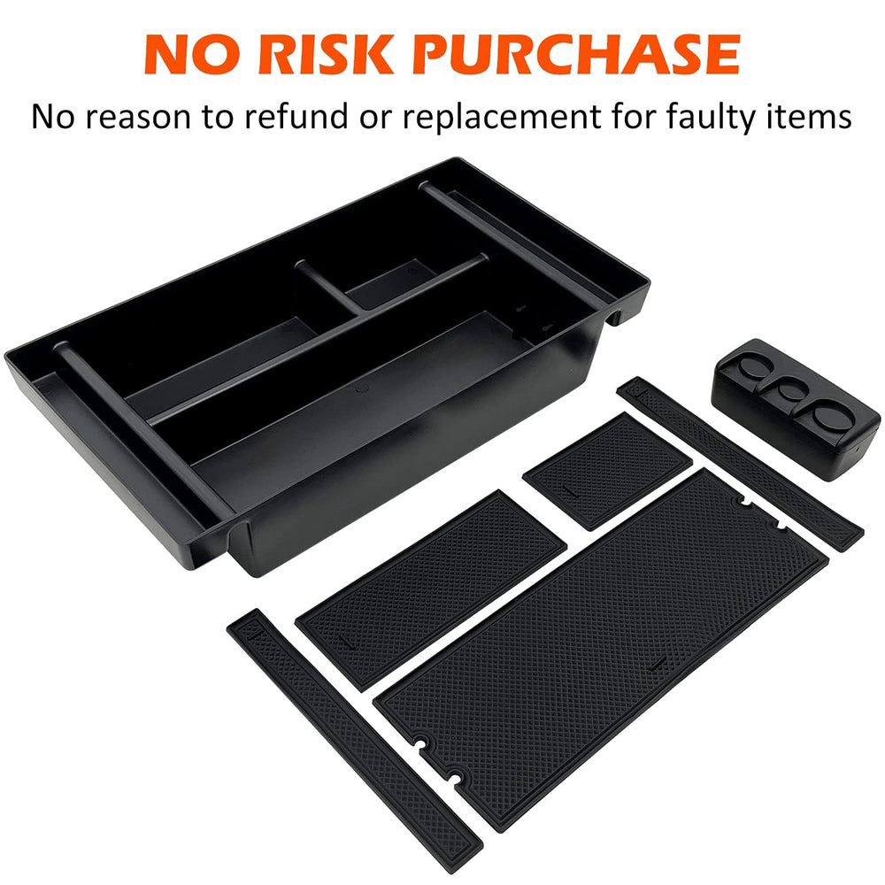 JOJOMARK waterproof ABS tray protects contents from spills in the cabin