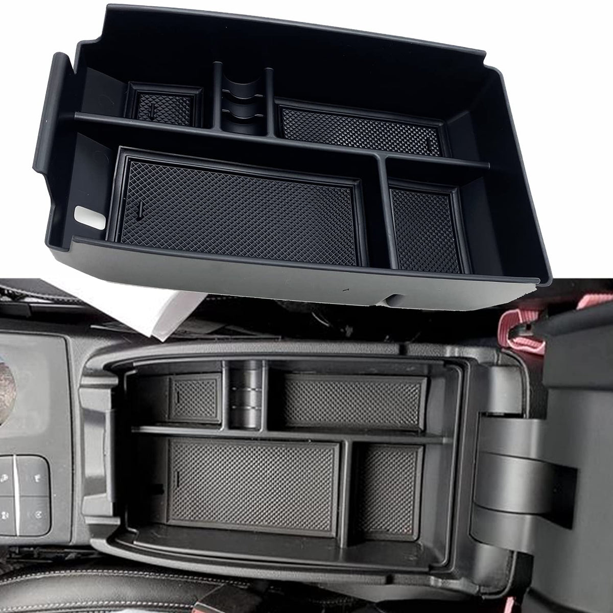 JOJOMARK center console tray fit for Ford Escape keeps items organized.