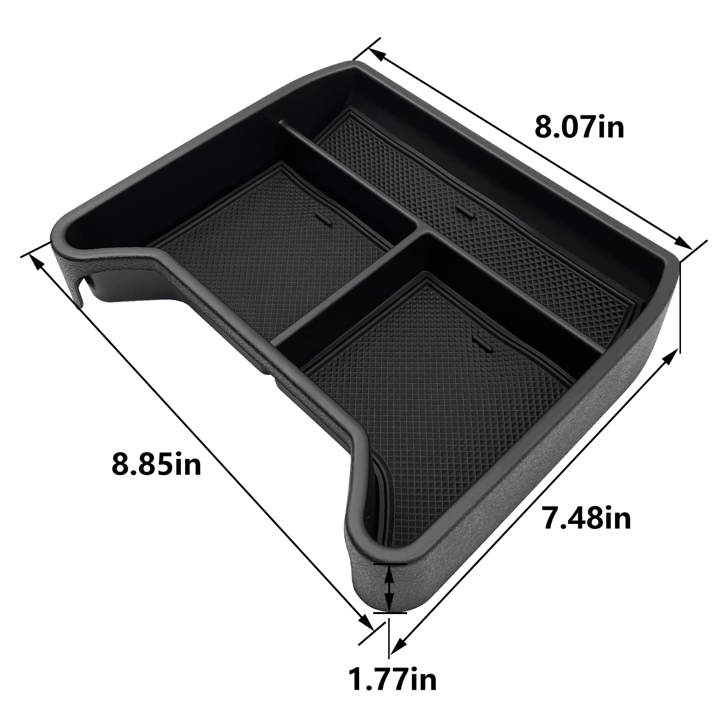 JOJOMARK ID4 tight-fit tray prevents rattles inside the console.