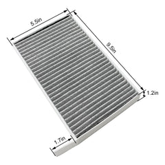 JOJOMARK Tesla Model 3/Y cabin filter closeup highlights high-capacity filter area.