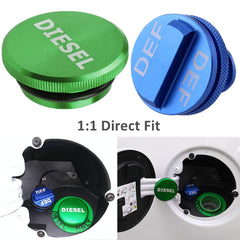 JOJOY LUX blue DEF cap clearly distinguishes DEF from diesel for quick checks.