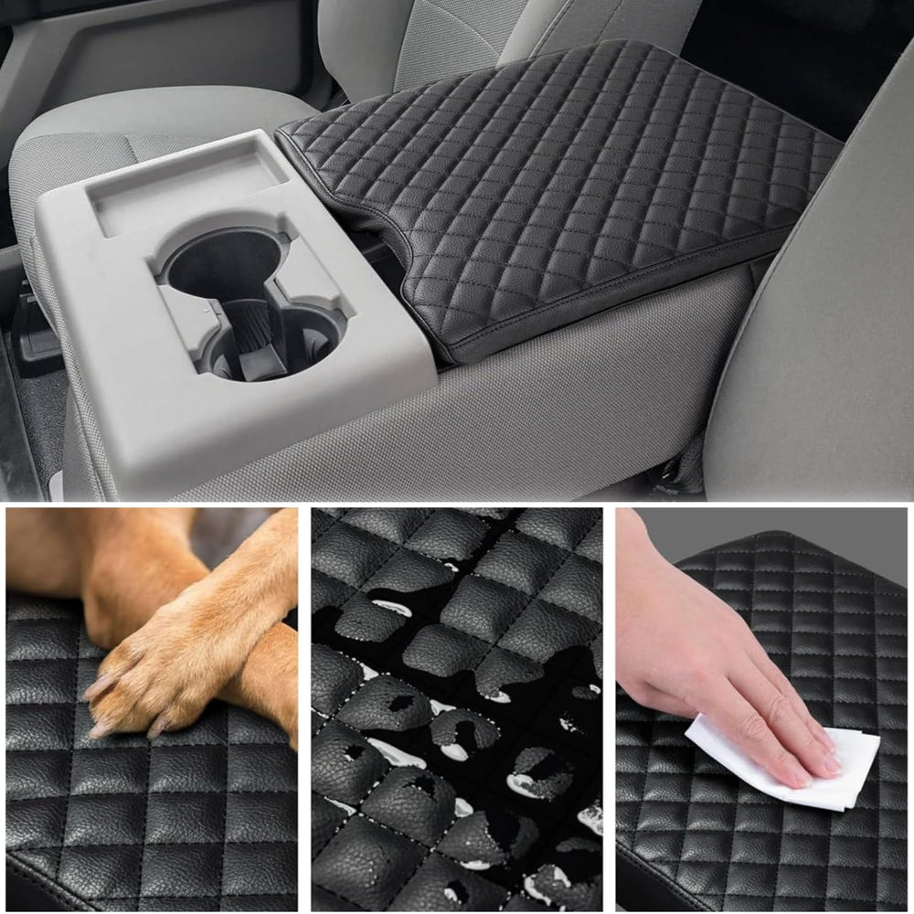 JOJOY LUX leather or neoprene material close-up indicating premium protection.