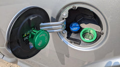 JOJOY LUX blue DEF cap shown to prevent DEF mix-ups during maintenance