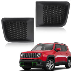 JOLONG front lower grille bumper cover left for Jeep Renegade with OE-style fit.