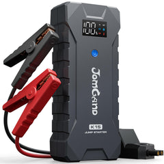 Jomgand K15 front view shows peak power for fast car jump starts.