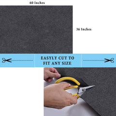 JOMMIE CHEN garage mat cut-to-fit design for a precise garage setup.