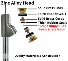 Jon MFB dual head chuck with extended straight gauge on trucks.