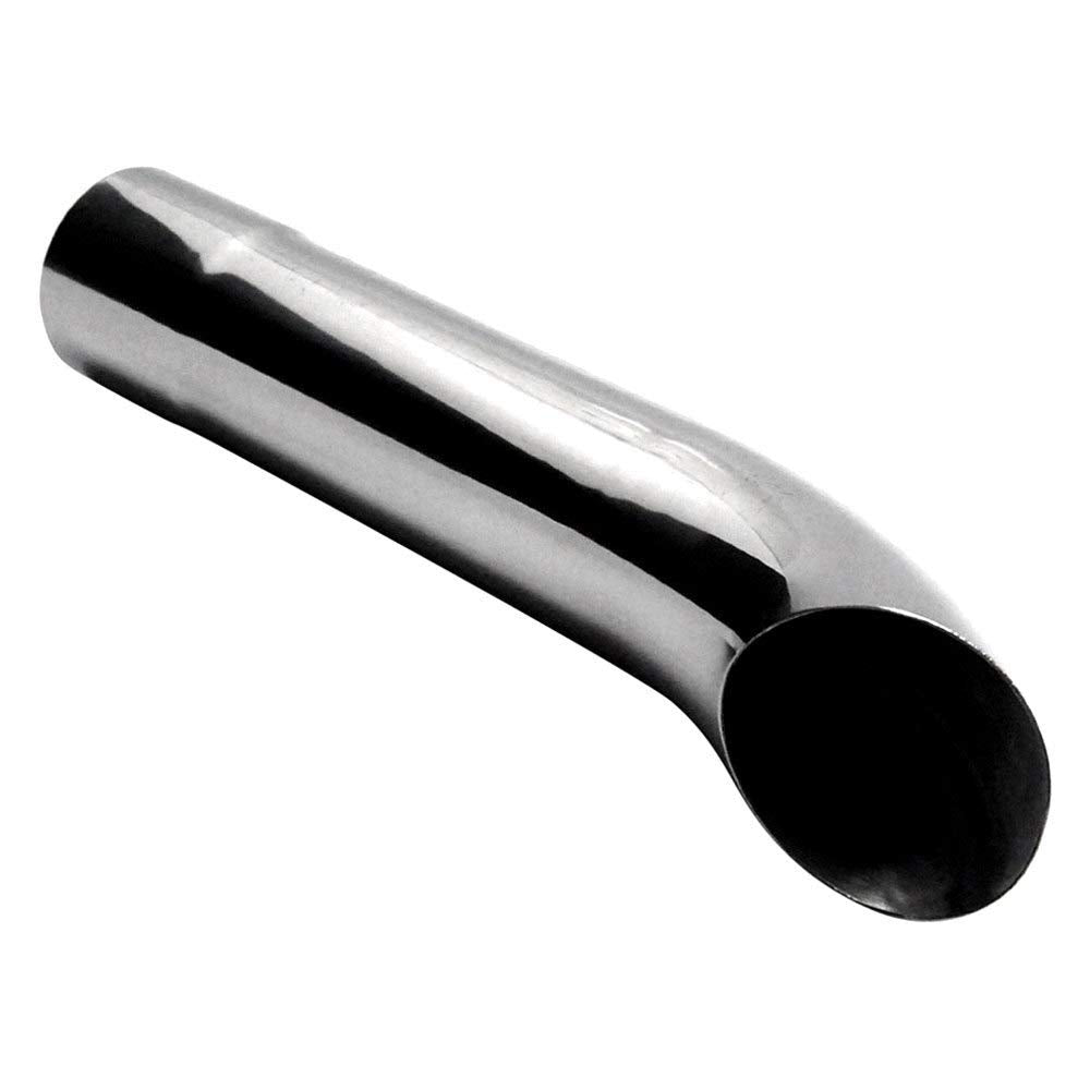 Jones Exhaust JTD112 chrome turn-down tip with 1.75-in diameter for 1.5-in pipes.