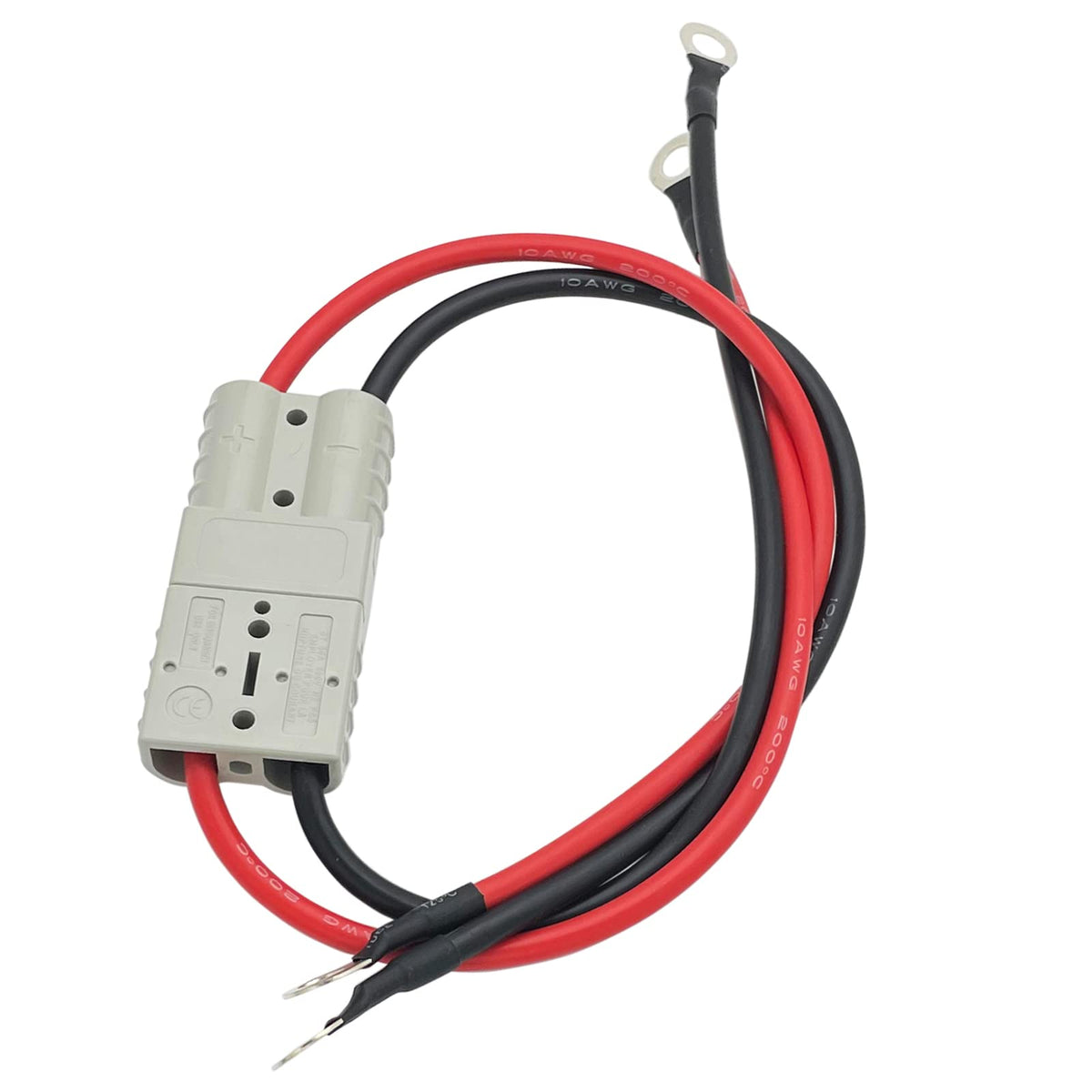 JooFn electric forklift charging cable with quick connector for fast power hookup.