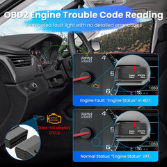 Joplay AFM Disabler connected to OBD-II port for plug-and-play operation