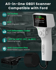 JOPLAY OBD1 code reader features reinforced pins for durable connections.