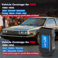 Joplay OBD1 Scanner plug-and-play setup for easy use.