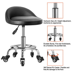 JOSTZHXIN garage stool features five wheels and smooth rotation