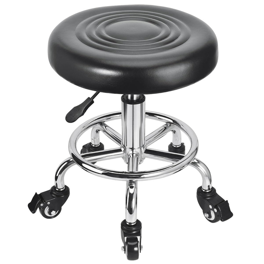 JOSTZHXIN low height rolling stool with padded seat for comfortable sessions