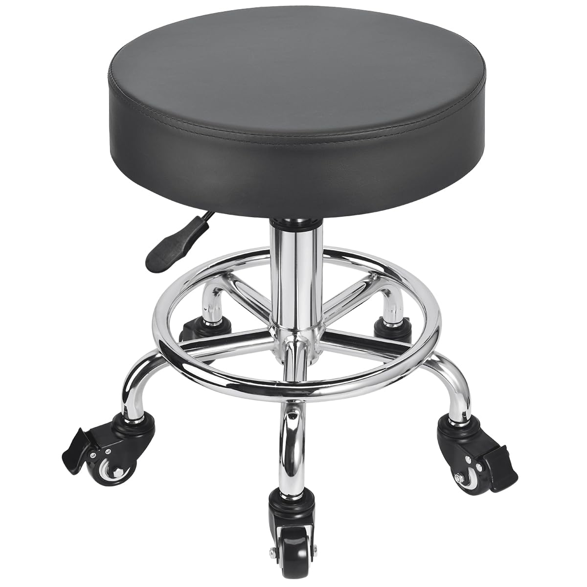 JOSTZHXIN low-height rolling stool seat offers roomy comfort for detailed tasks.