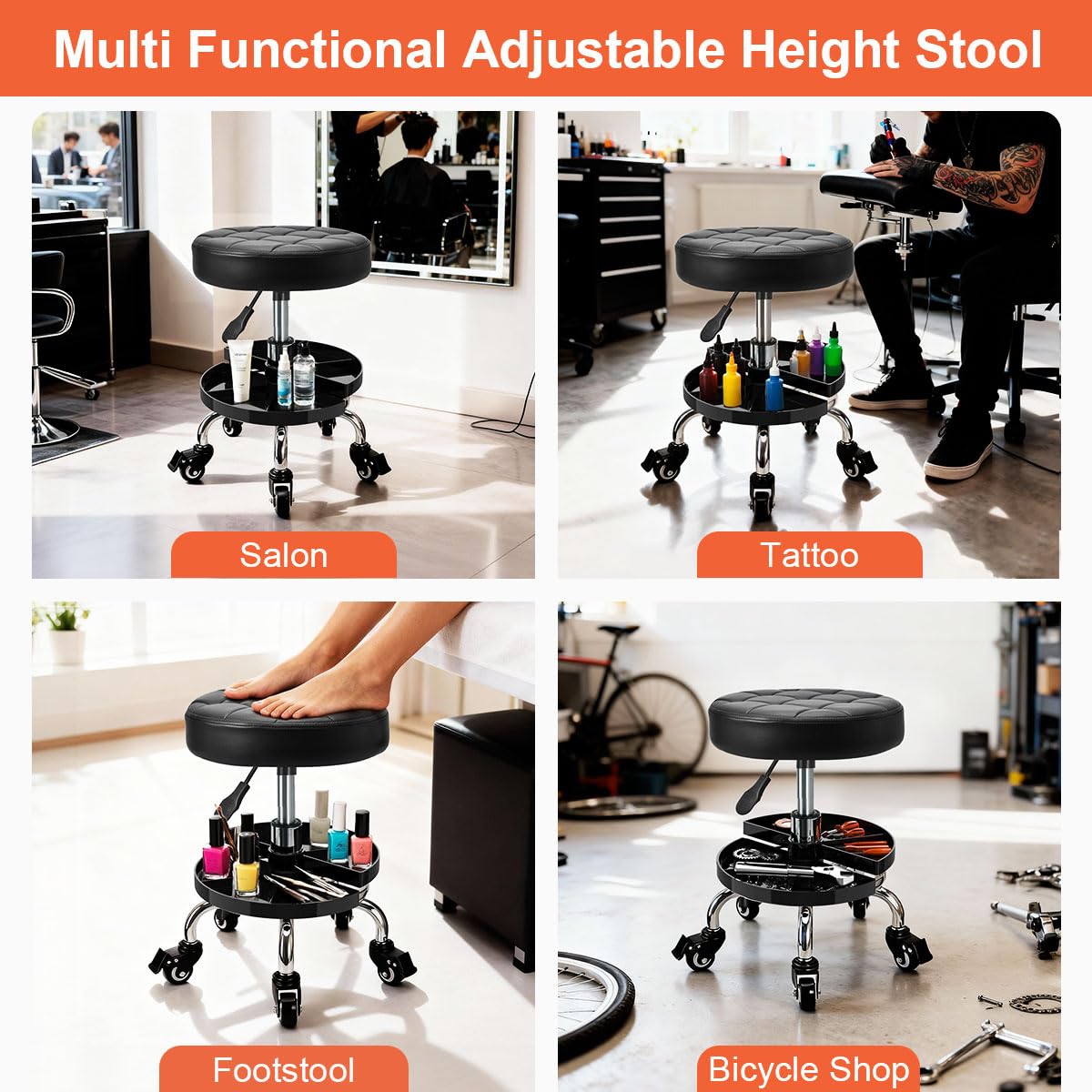 JOSTZHXIN whisper-quiet wheels protect floors during precise tasks.
