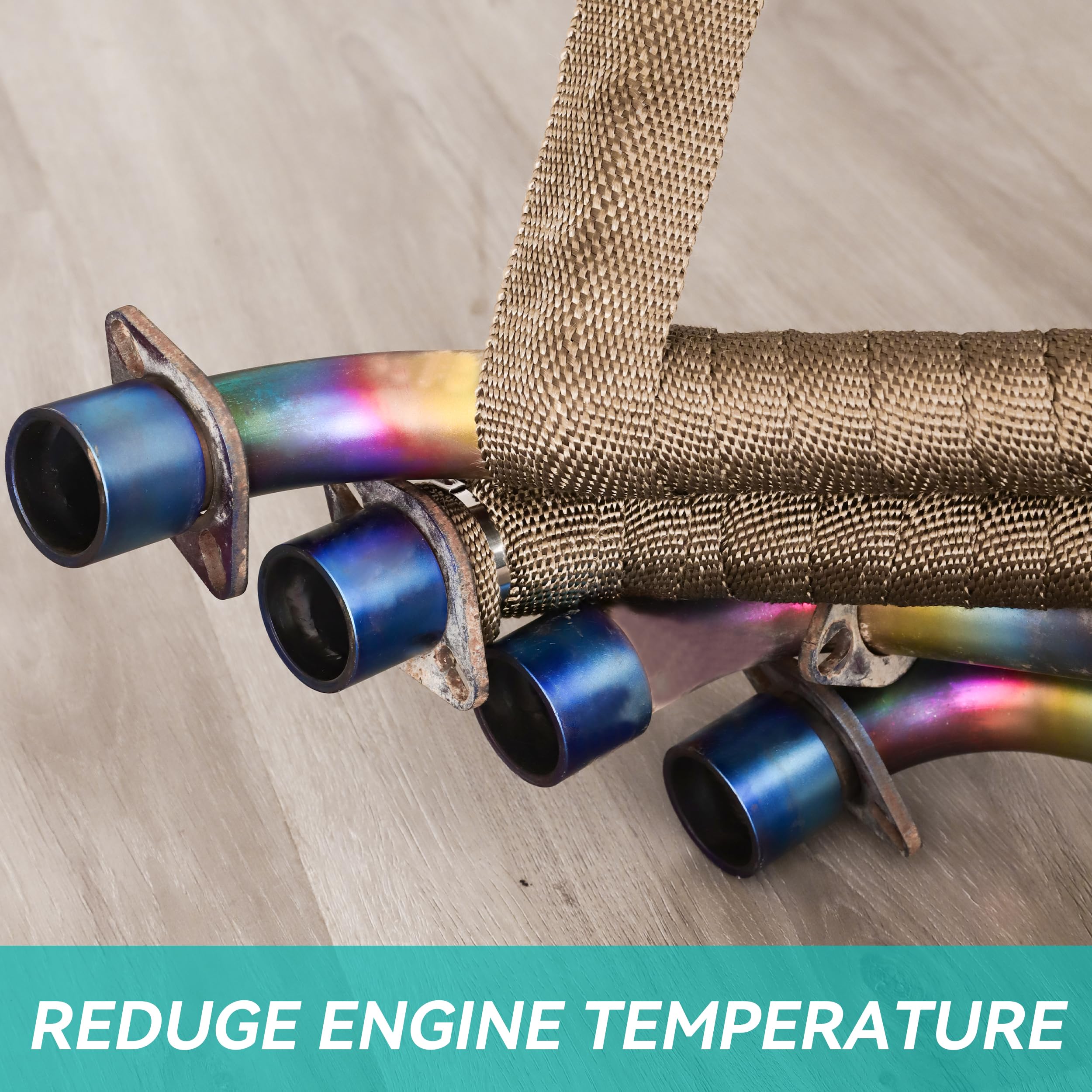 JOUGU ten stainless steel ties securing wrap during installation