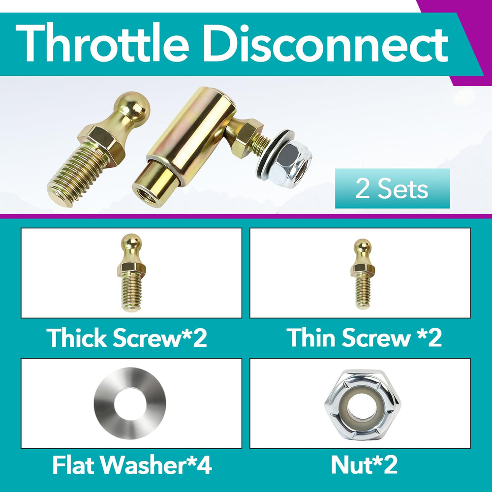 Joworthy large ball-head screw for robust racing connections.